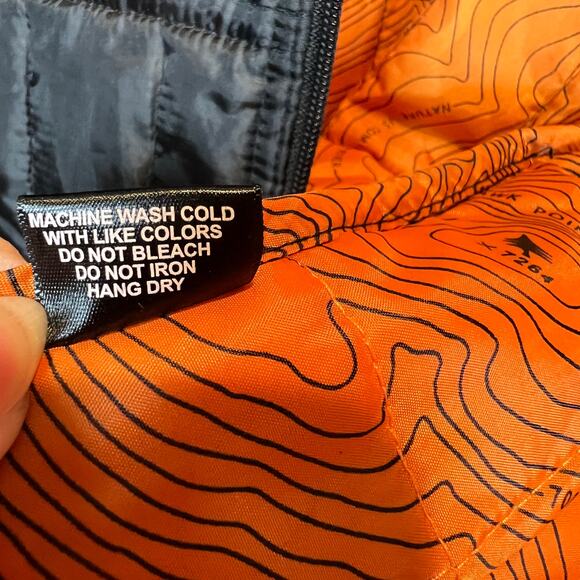 Hippy Tree Jacket Mens Large Black Full Zip Quilted Hunter Series Stow Away Hood - Picture 8 of 13